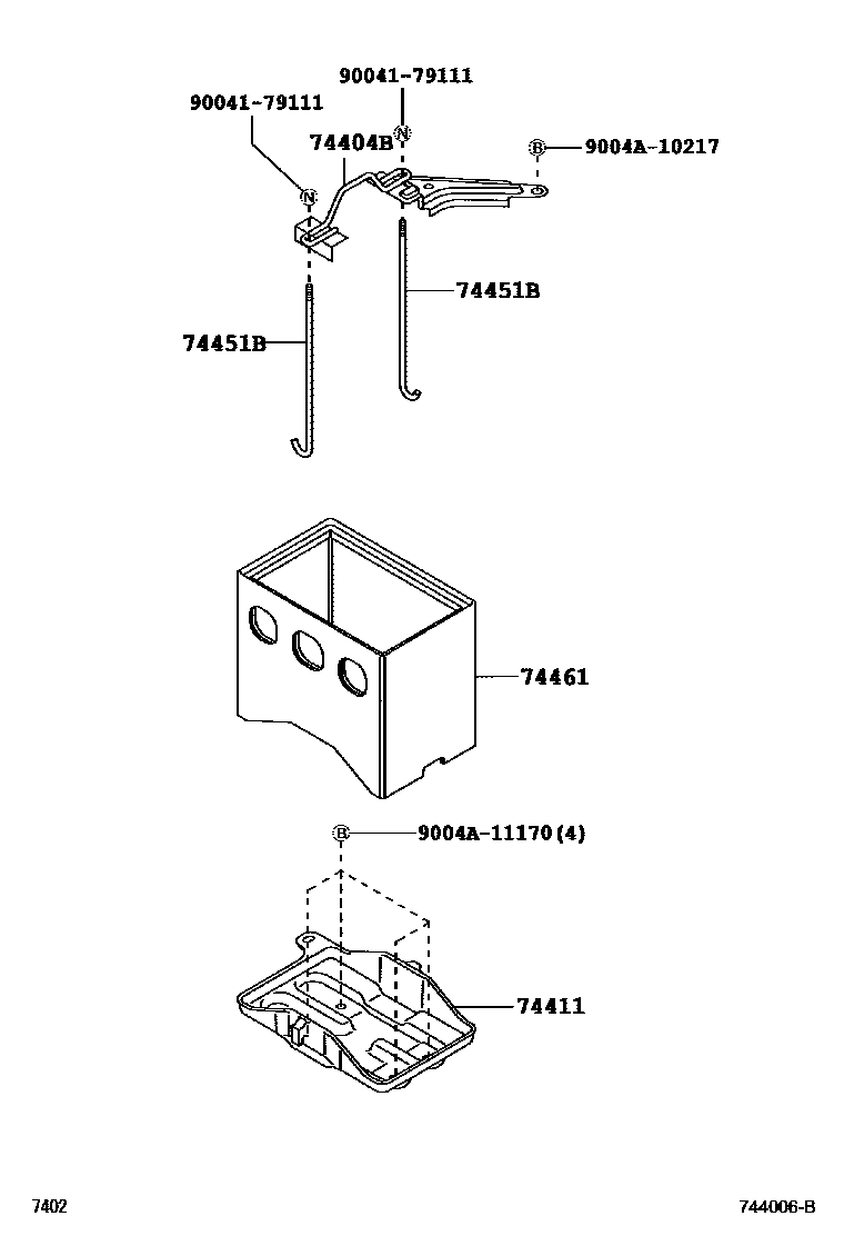 7402 — BATTERY CARRIER