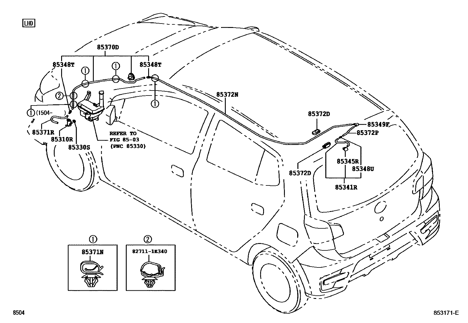 8504 — REAR WASHER