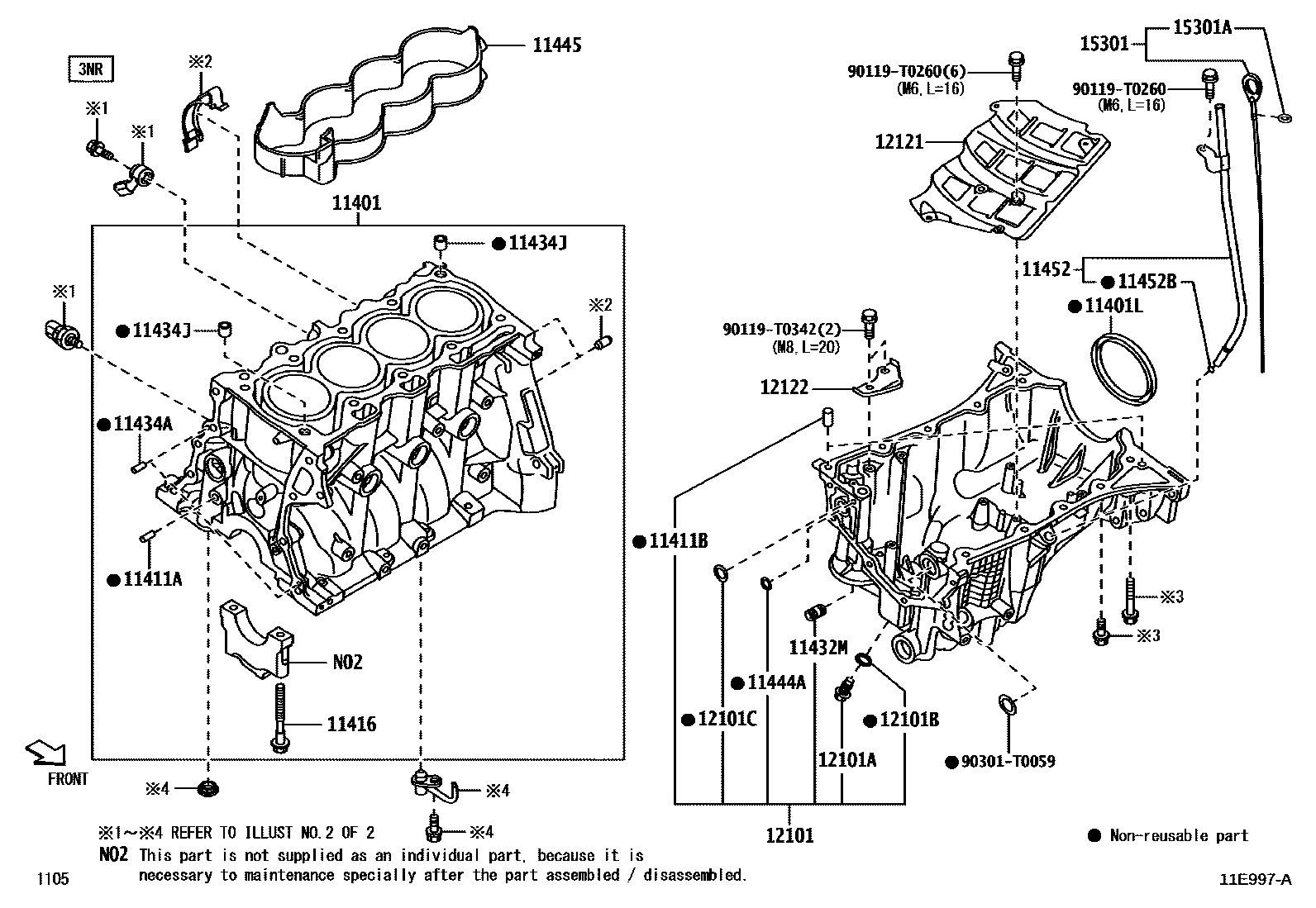 1105 — CYLINDER BLOCK
