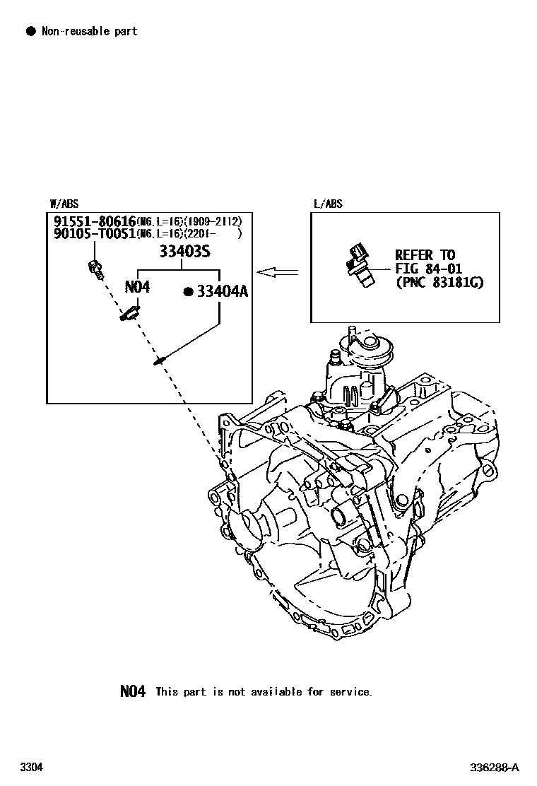 3304 — SPEEDOMETER DRIVEN GEAR (MTM)
