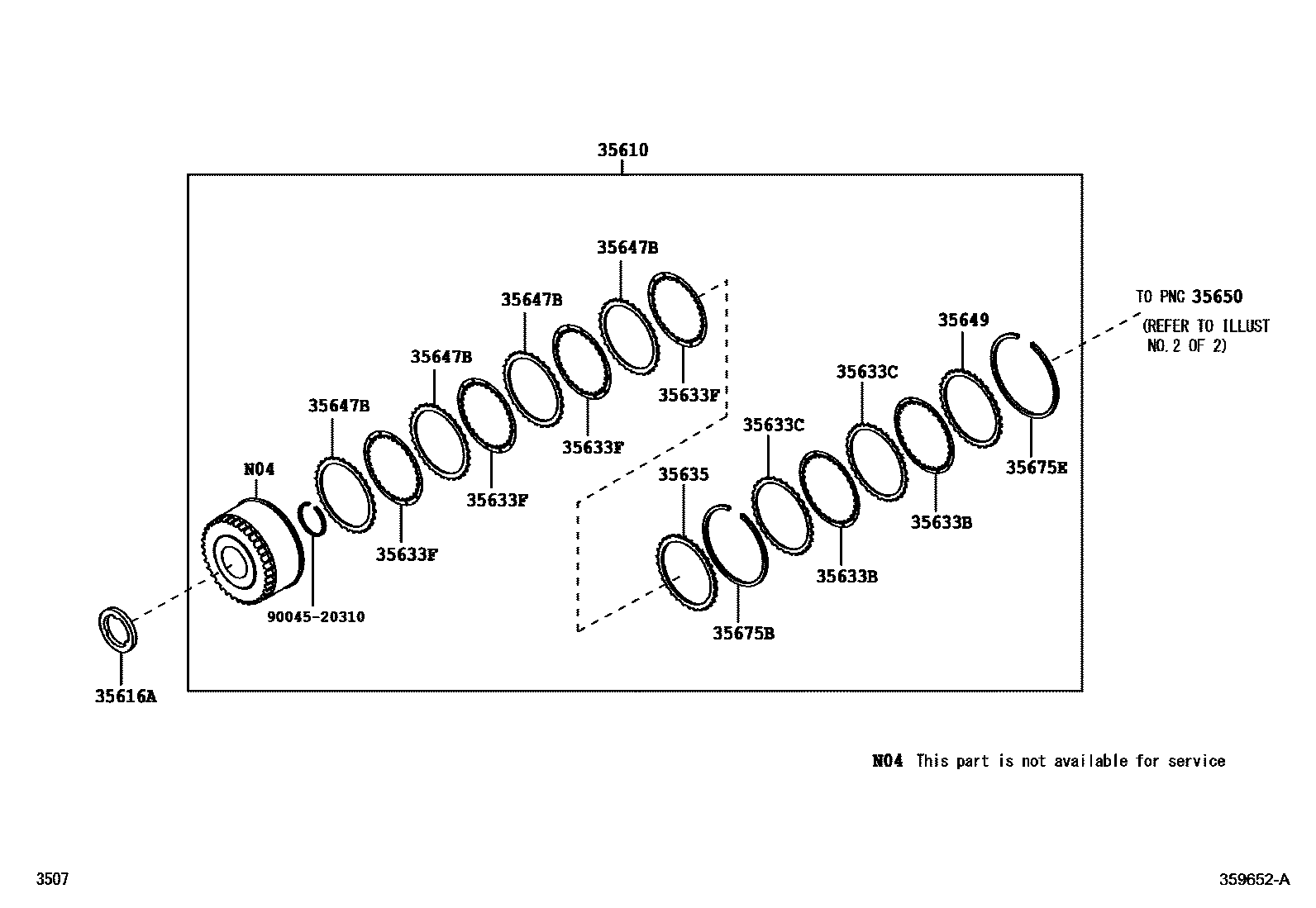 3507 — BRAKE BAND & MULTIPLE DISC CLUTCH (ATM)