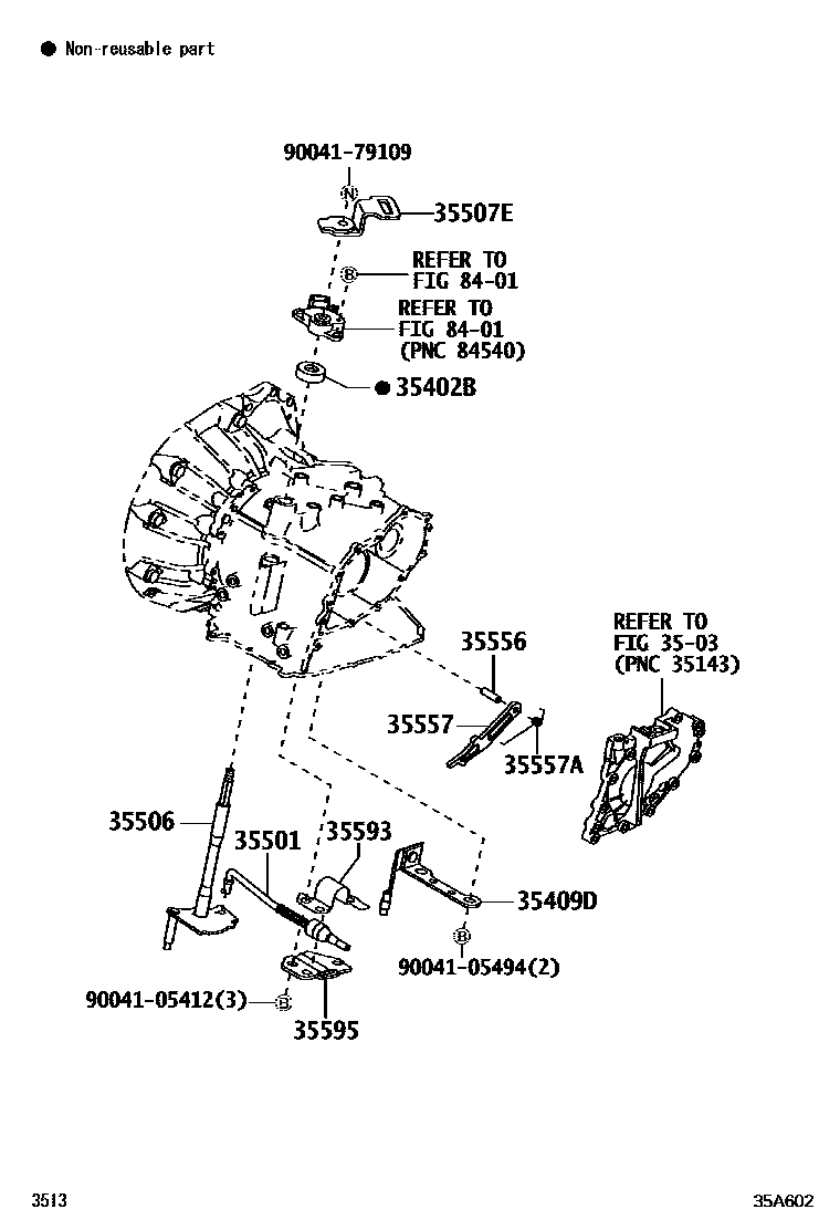 3513 — THROTTLE LINK & VALVE LEVER (ATM)