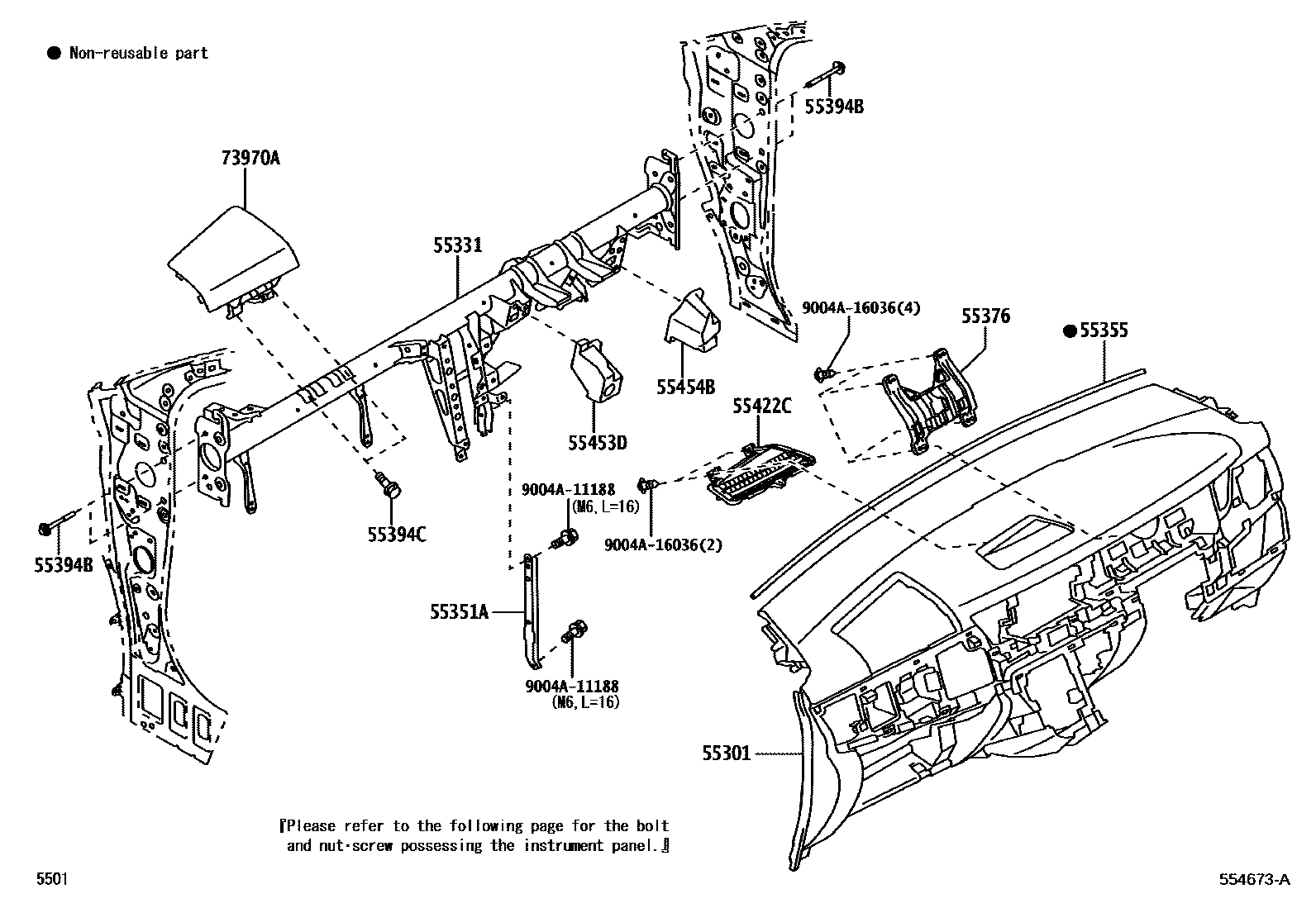 5501 — INSTRUMENT PANEL & GLOVE COMPARTMENT