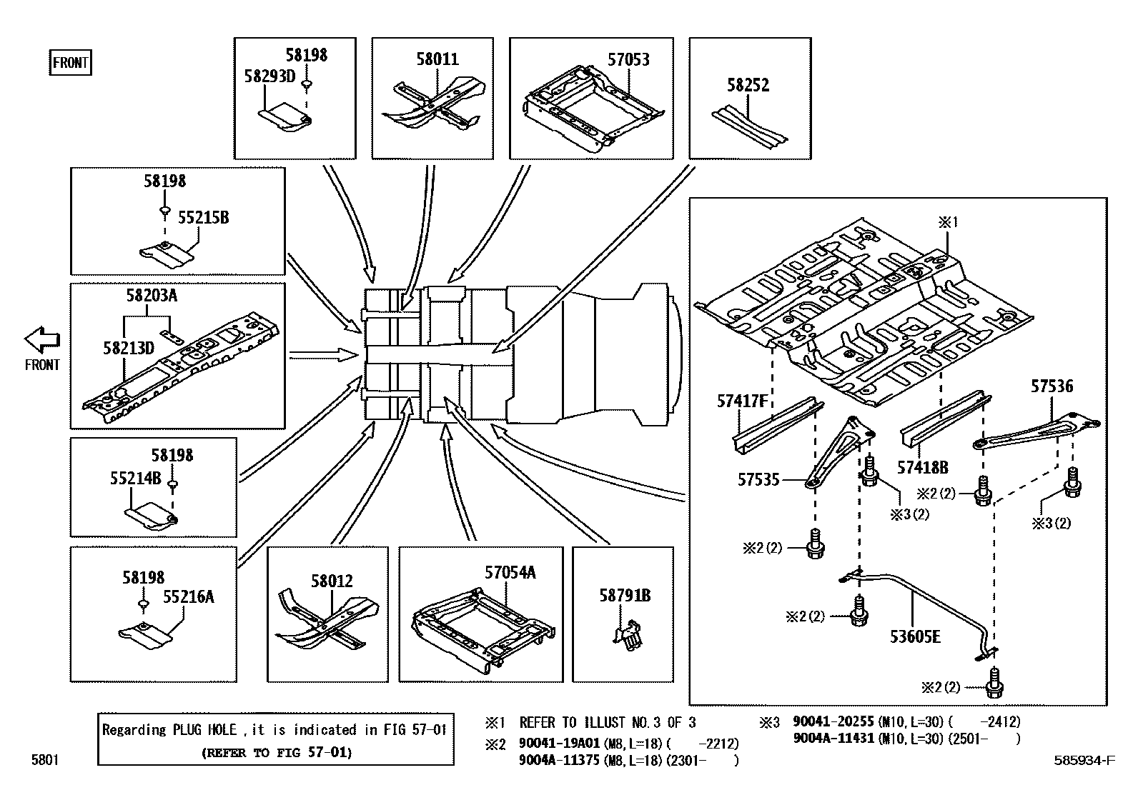 5801 — FLOOR PAN & LOWER BACK PANEL