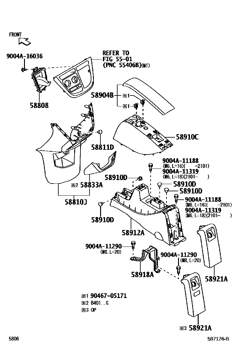 5806 — CONSOLE BOX & BRACKET