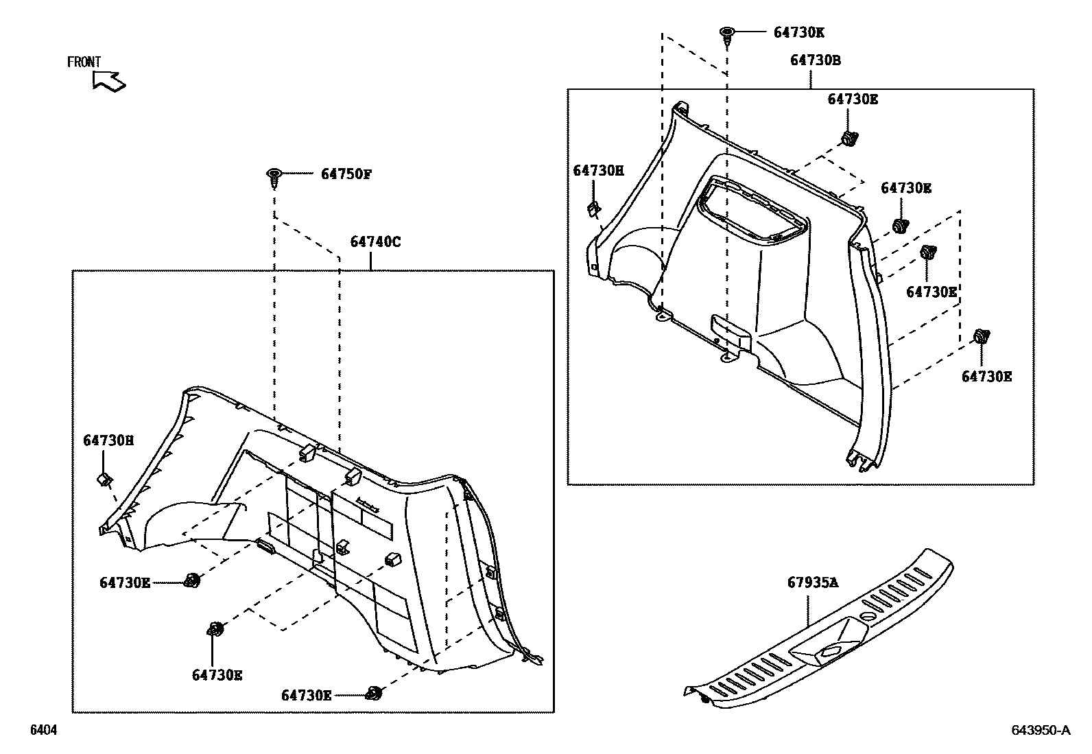 6404 — DECK BOARD & DECK TRIM COVER