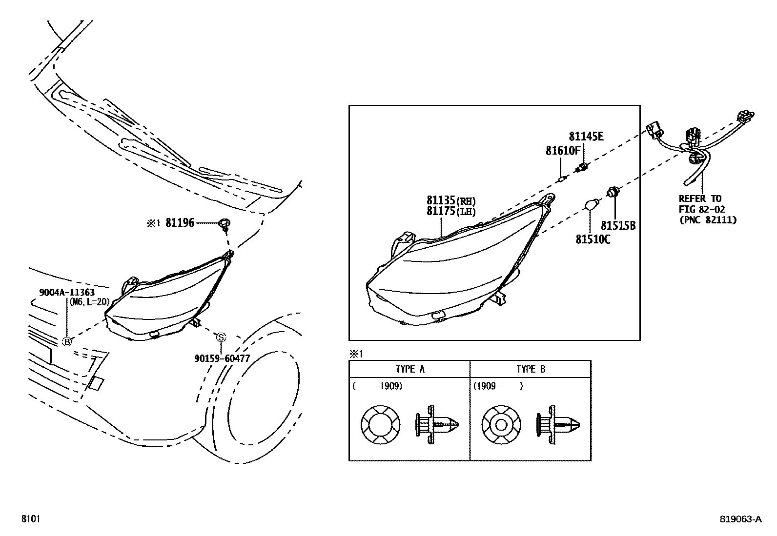8101 — HEADLAMP