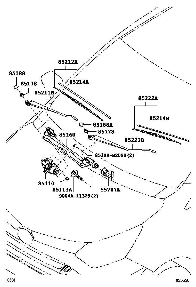 8501 — WINDSHIELD WIPER