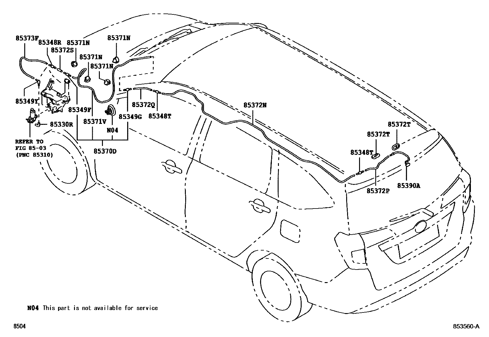 8504 — REAR WASHER
