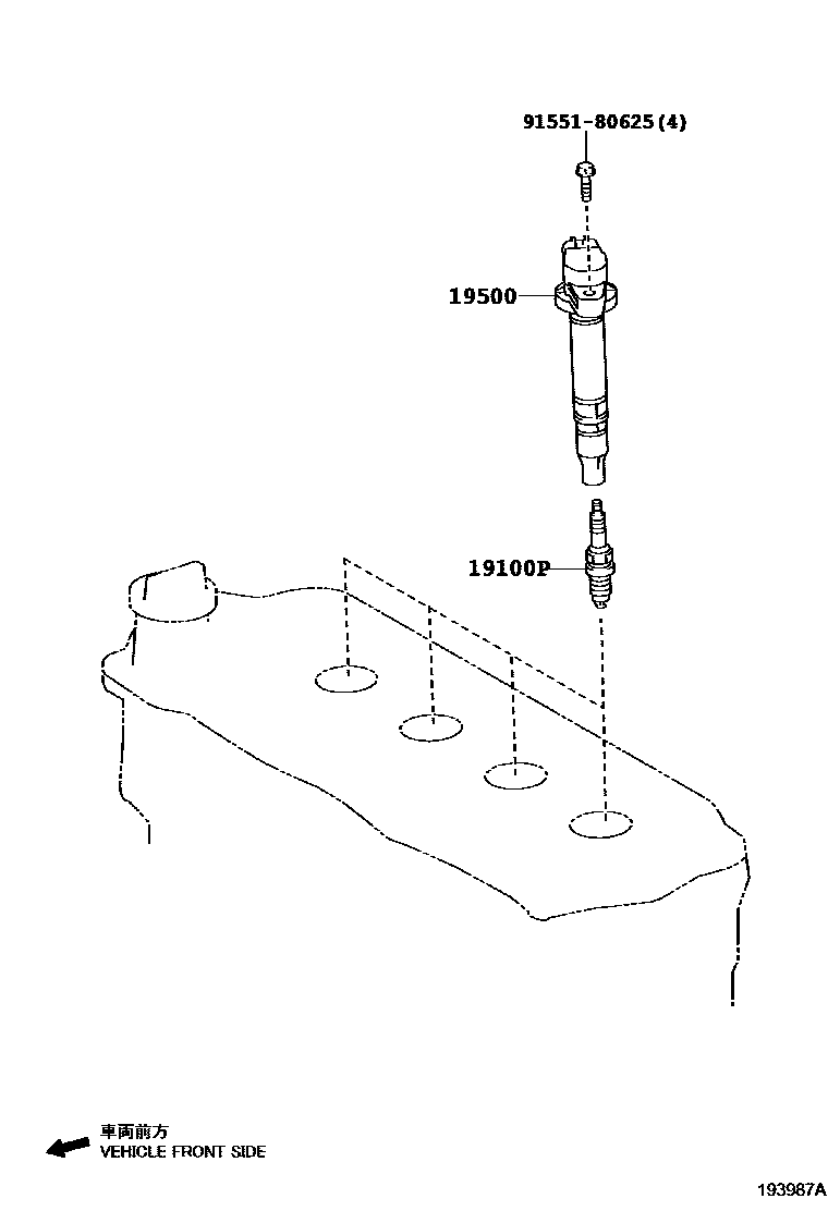 1901 — IGNITION COIL & SPARK PLUG / GLOW PLUG