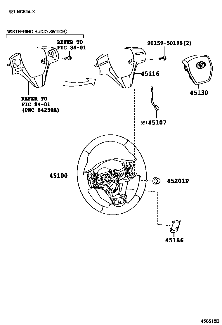 4504 — STEERING WHEEL
