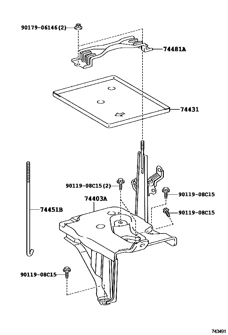 7402 — BATTERY CARRIER