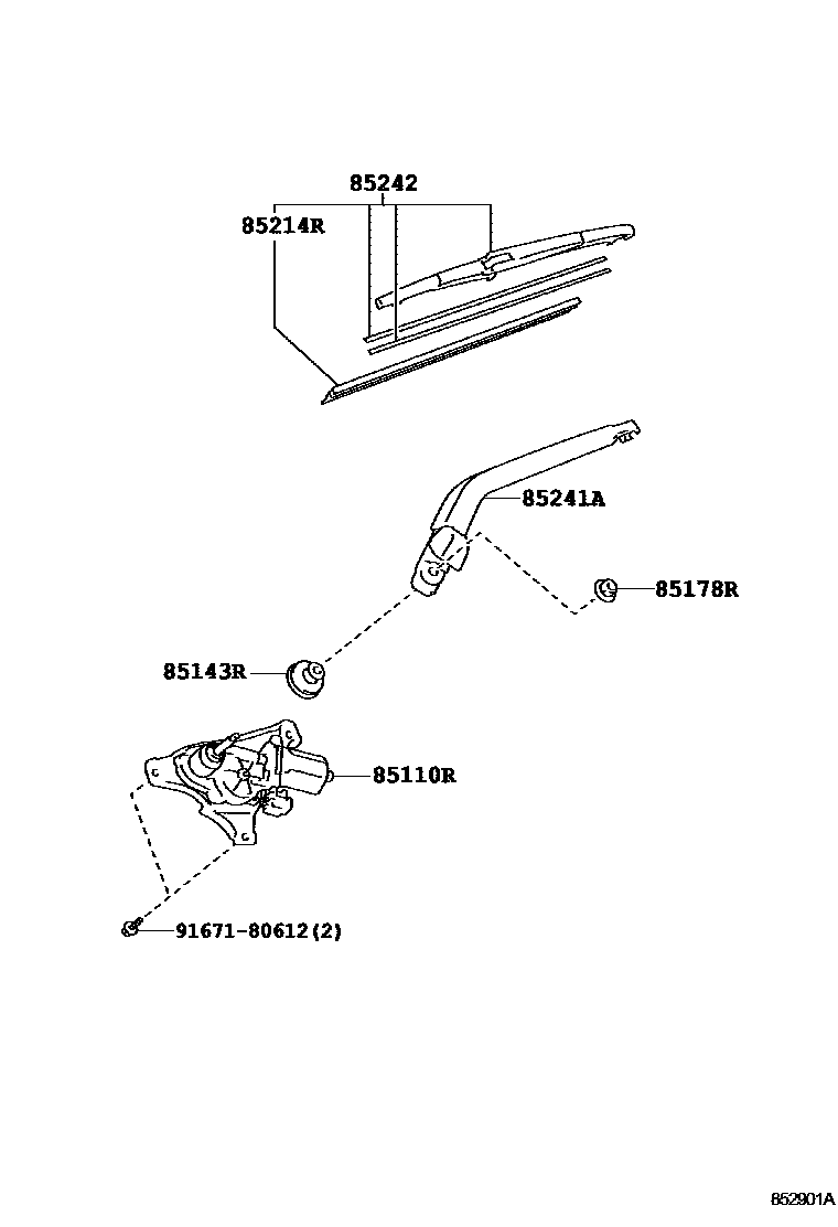 8502 — REAR WIPER