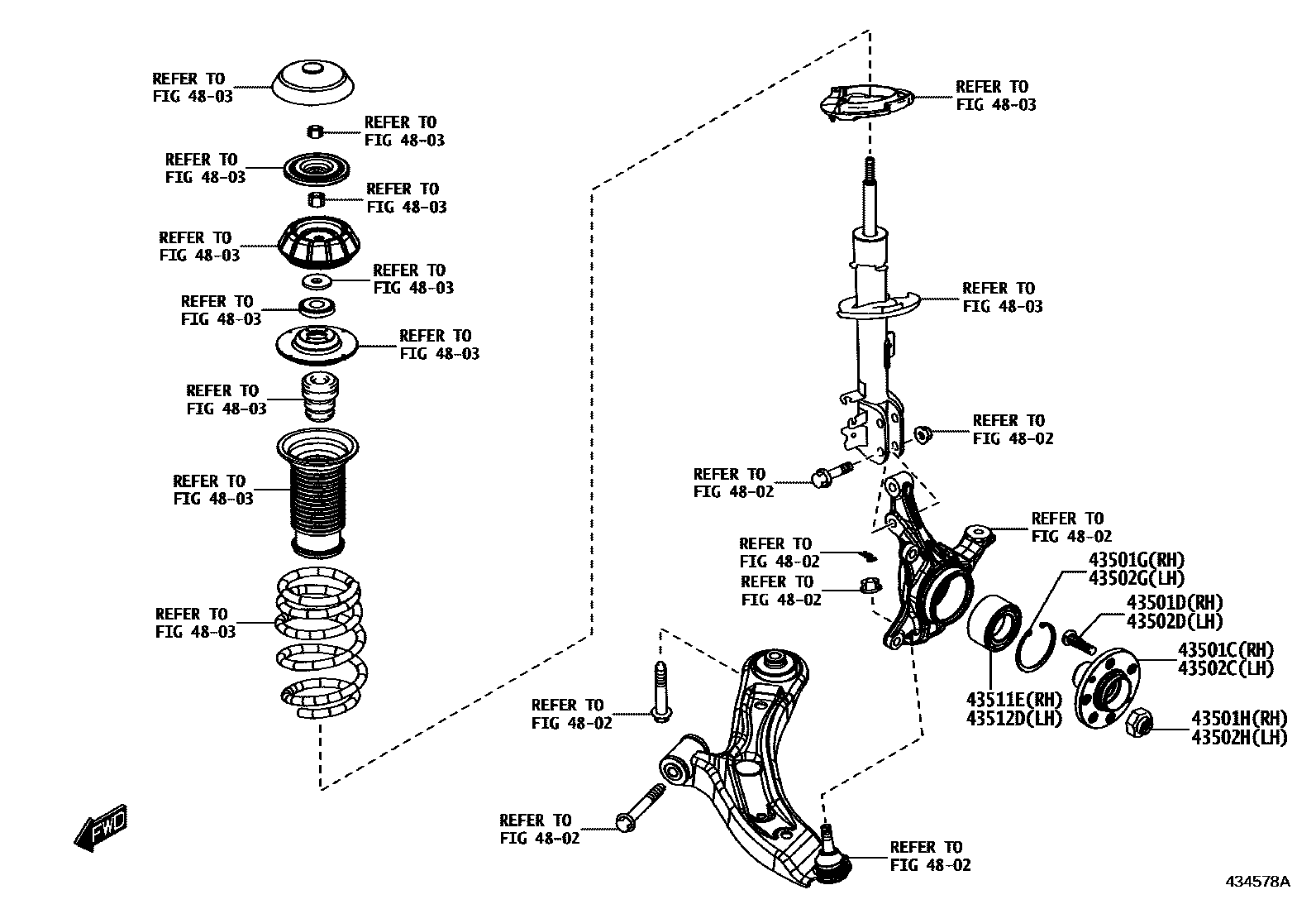 4303 — FRONT AXLE HUB