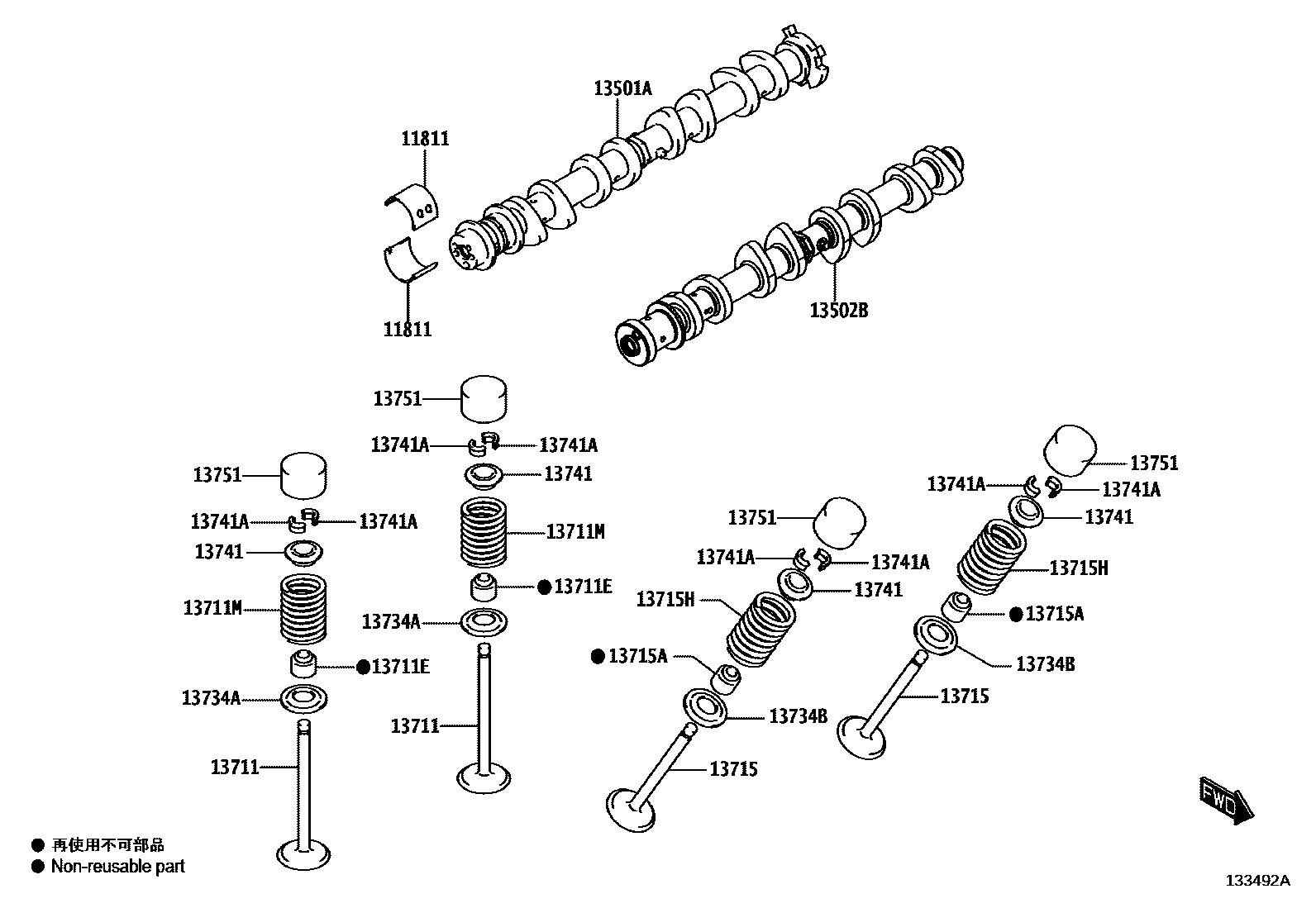 1302 — CAMSHAFT & VALVE