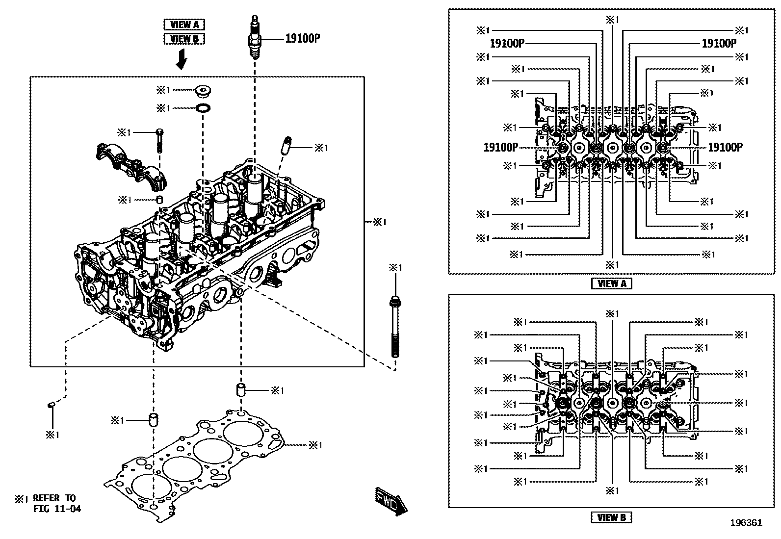 1901 — IGNITION COIL & SPARK PLUG / GLOW PLUG