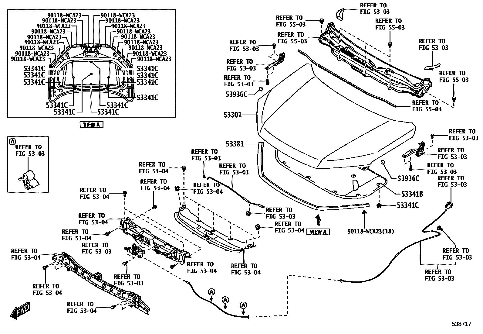 5302 — HOOD & FRONT FENDER