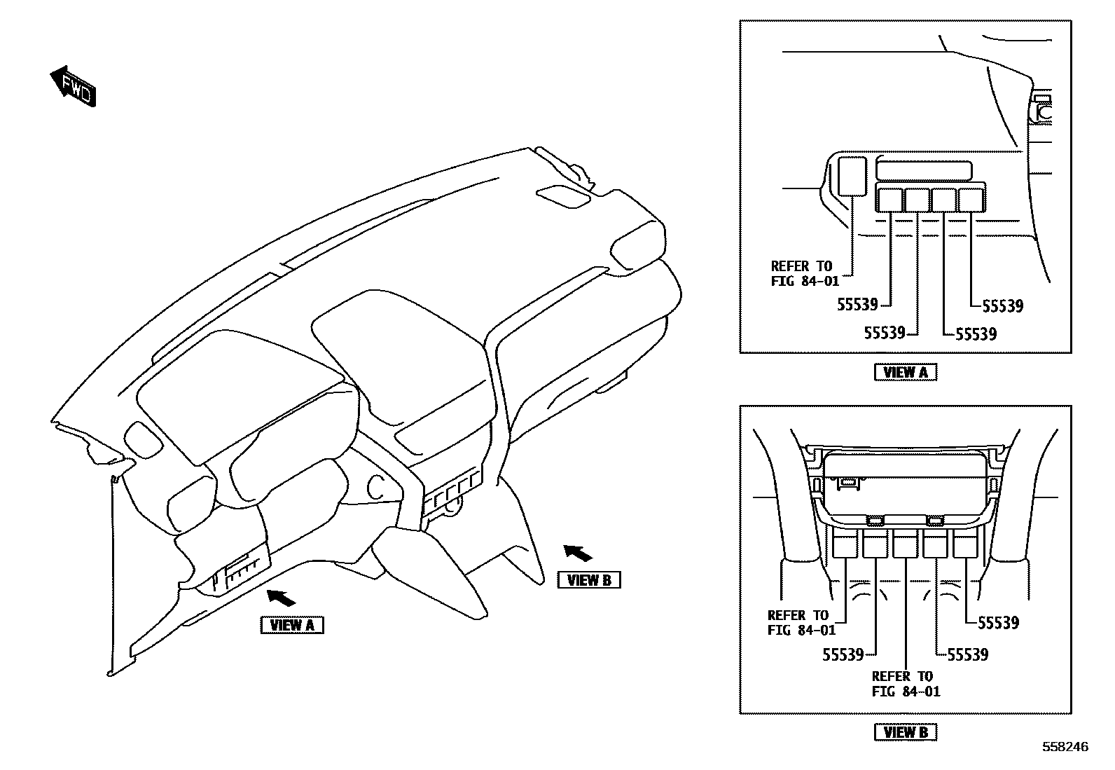 5501 — INSTRUMENT PANEL & GLOVE COMPARTMENT