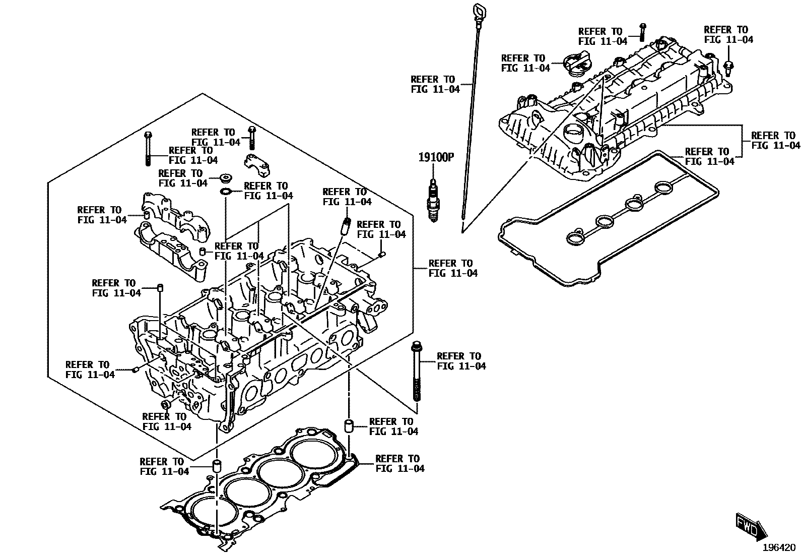 1901 — IGNITION COIL & SPARK PLUG / GLOW PLUG