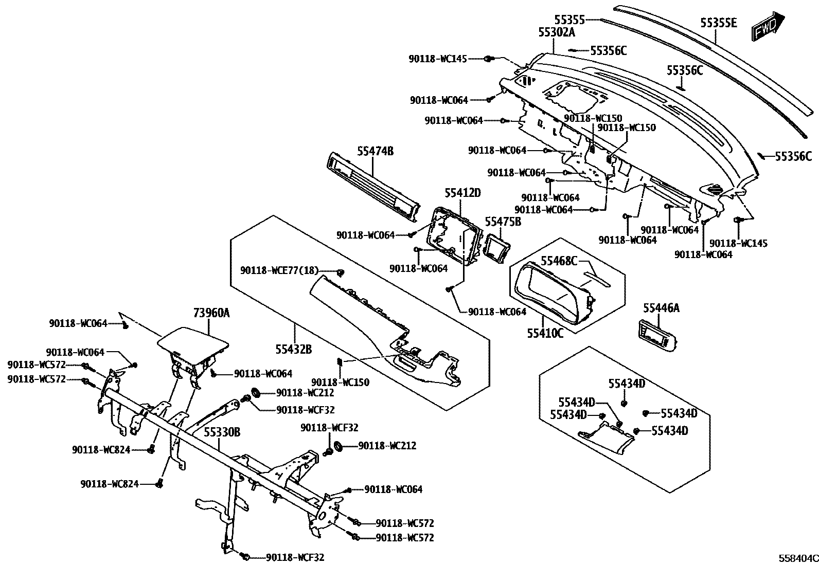 5501 — INSTRUMENT PANEL & GLOVE COMPARTMENT