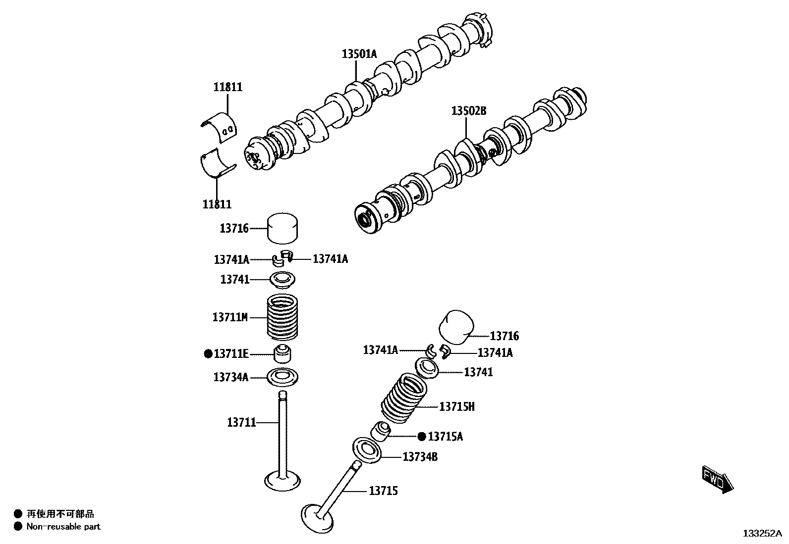 1302 — CAMSHAFT & VALVE
