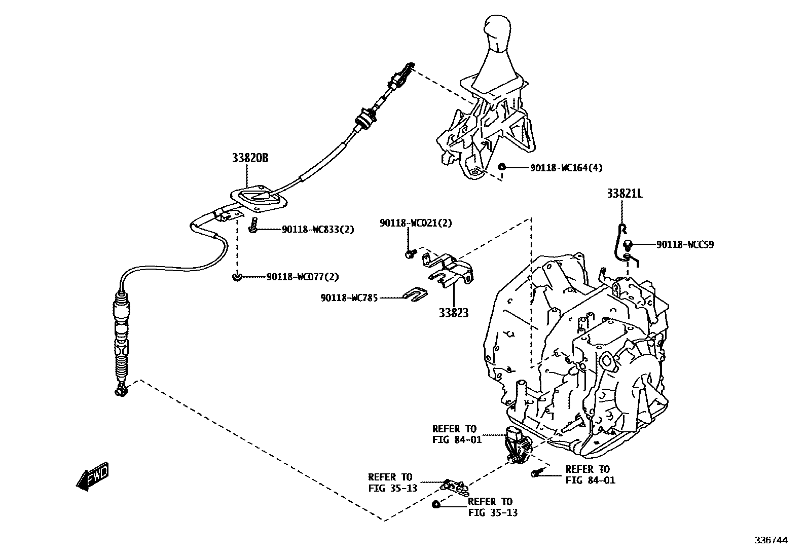 3312 — SHIFT LEVER & RETAINER