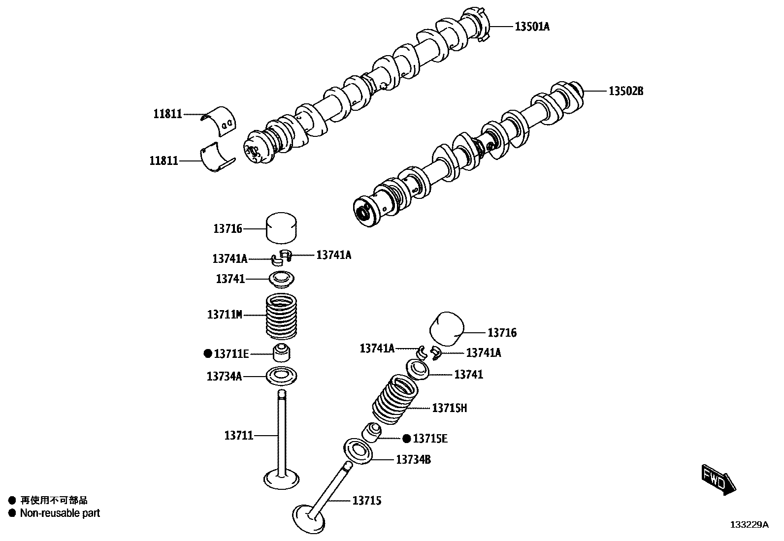 1302 — CAMSHAFT & VALVE