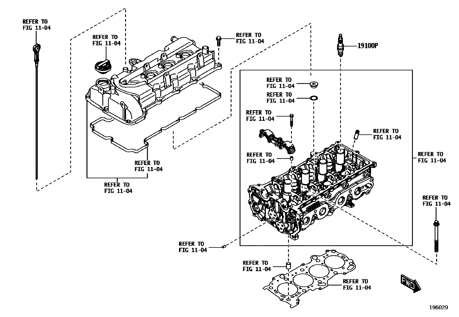 1901 — IGNITION COIL & SPARK PLUG / GLOW PLUG