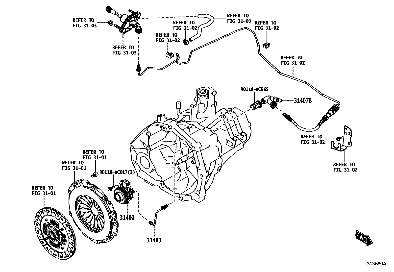 3105 — CLUTCH RELEASE CYLINDER