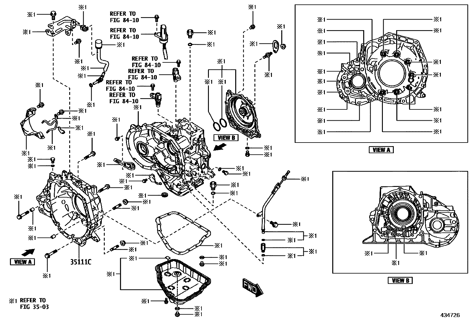 4301 — FRONT AXLE HOUSING & DIFFERENTIAL