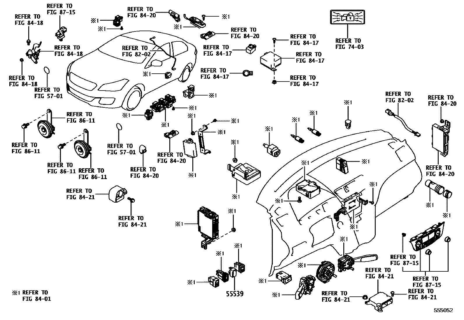 5501 — INSTRUMENT PANEL & GLOVE COMPARTMENT