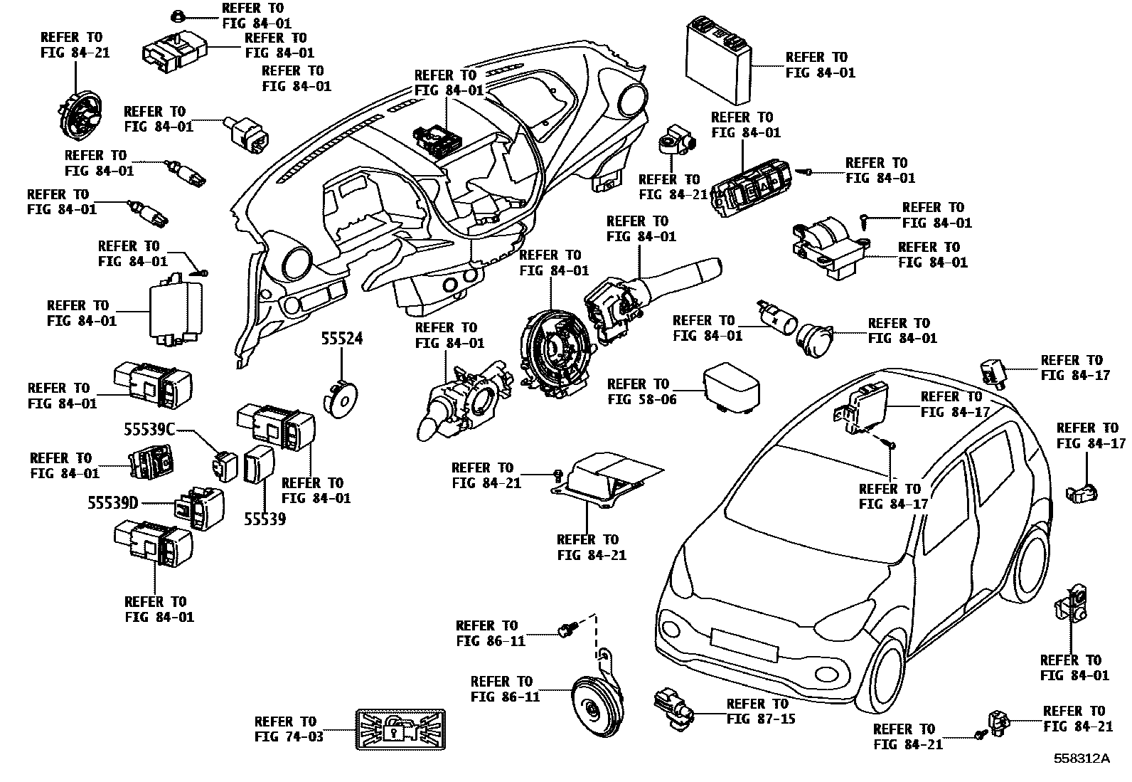 5501 — INSTRUMENT PANEL & GLOVE COMPARTMENT