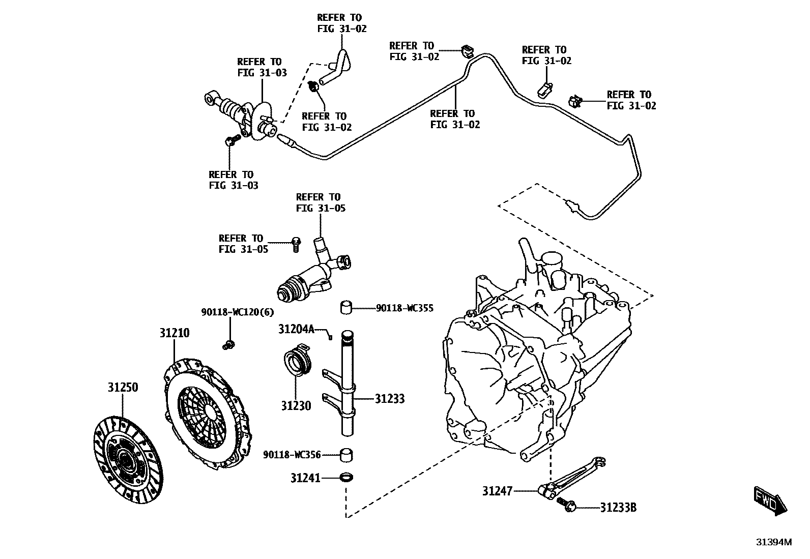 3101 — CLUTCH & RELEASE FORK