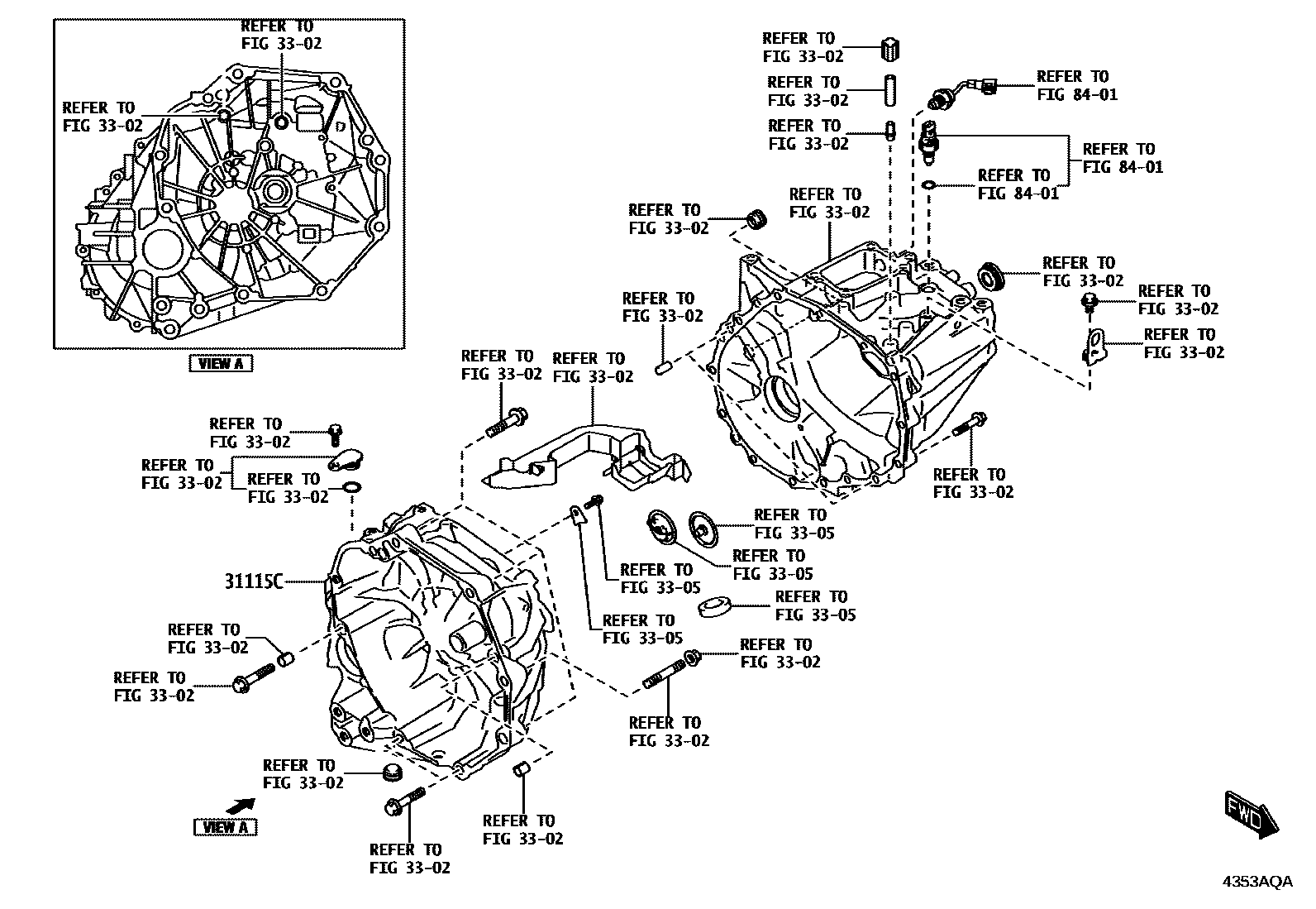 4301 — FRONT AXLE HOUSING & DIFFERENTIAL