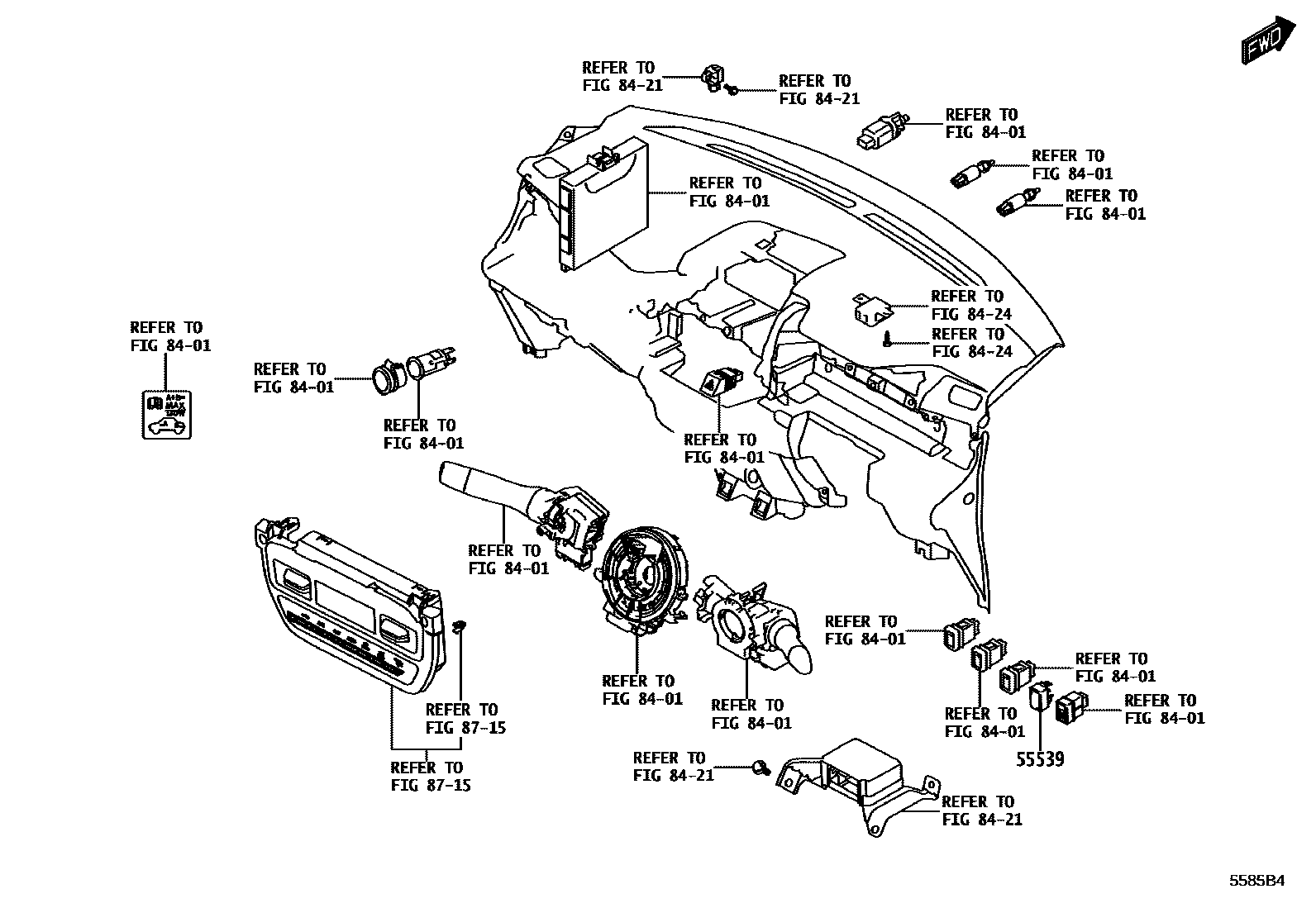 5501 — INSTRUMENT PANEL & GLOVE COMPARTMENT