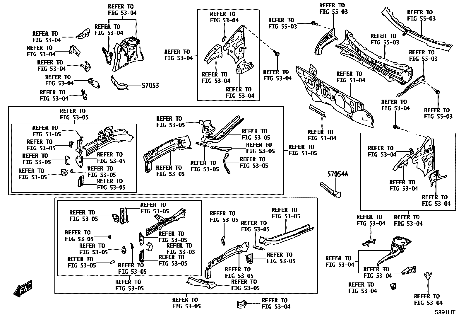 5801 — FLOOR PAN & LOWER BACK PANEL