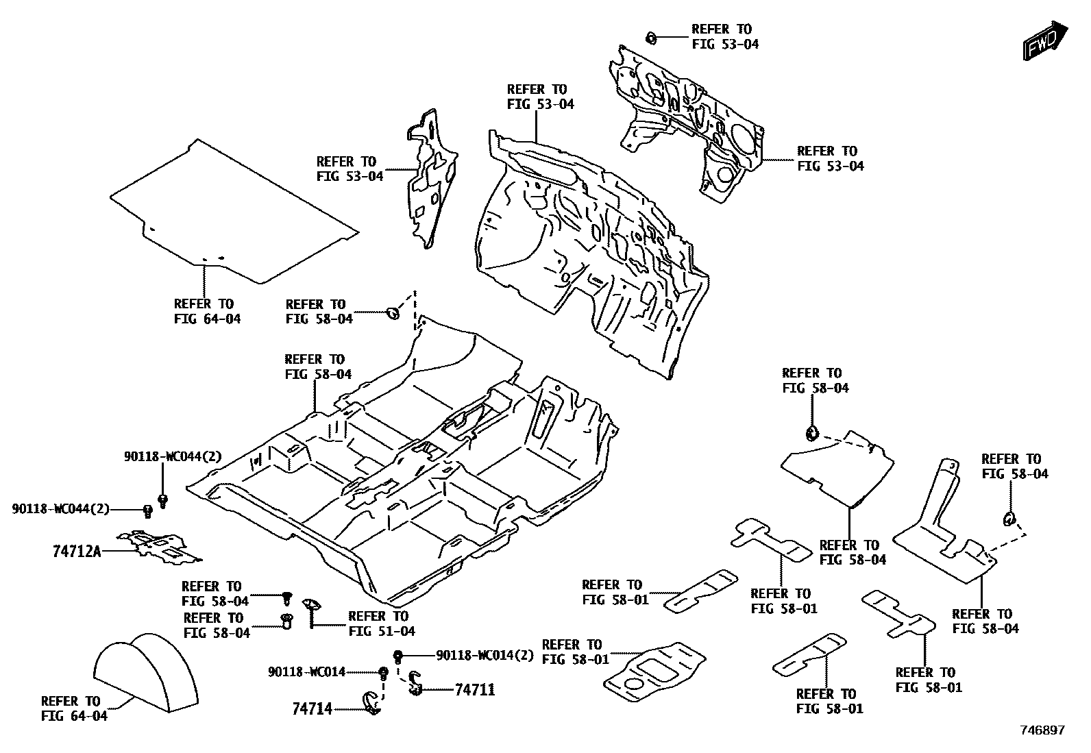 7401 — ARMREST & VISOR