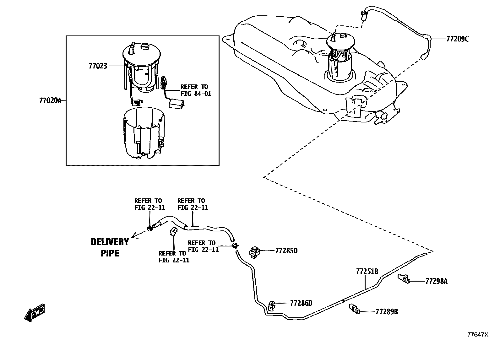 7701 — FUEL TANK & TUBE
