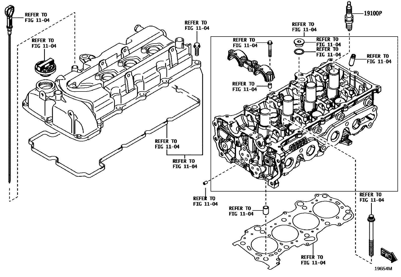 1901 — IGNITION COIL & SPARK PLUG / GLOW PLUG