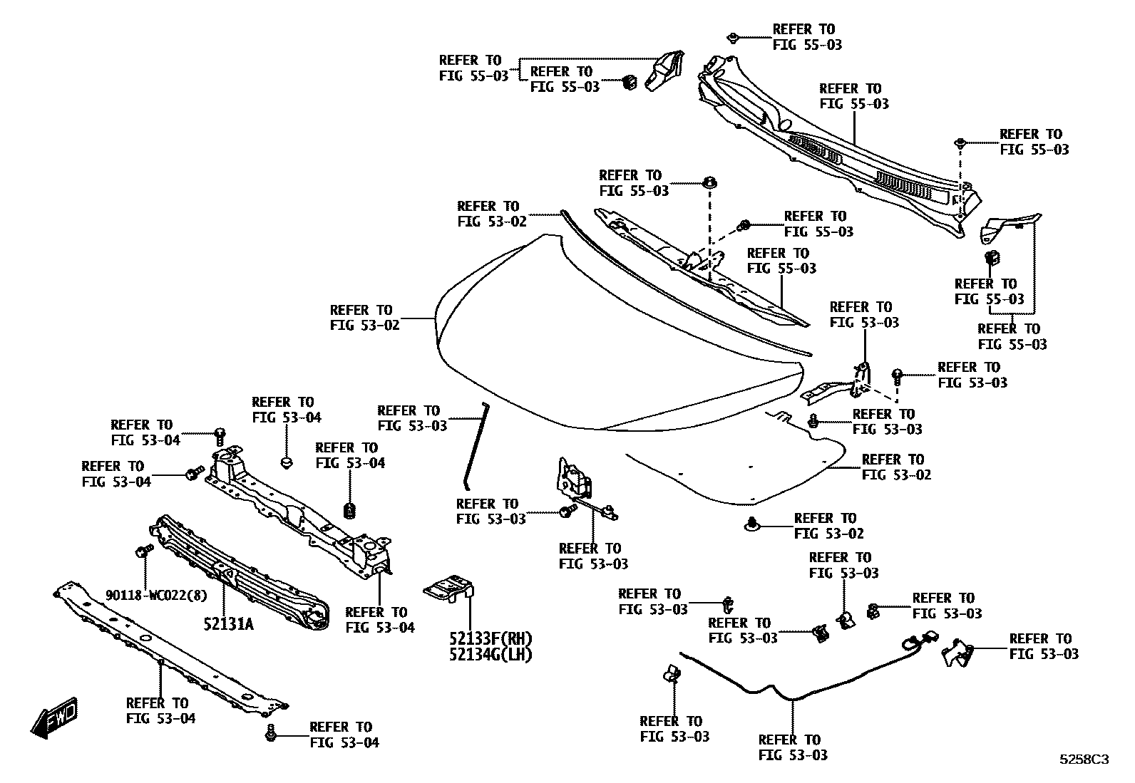5201 — FRONT BUMPER & BUMPER STAY