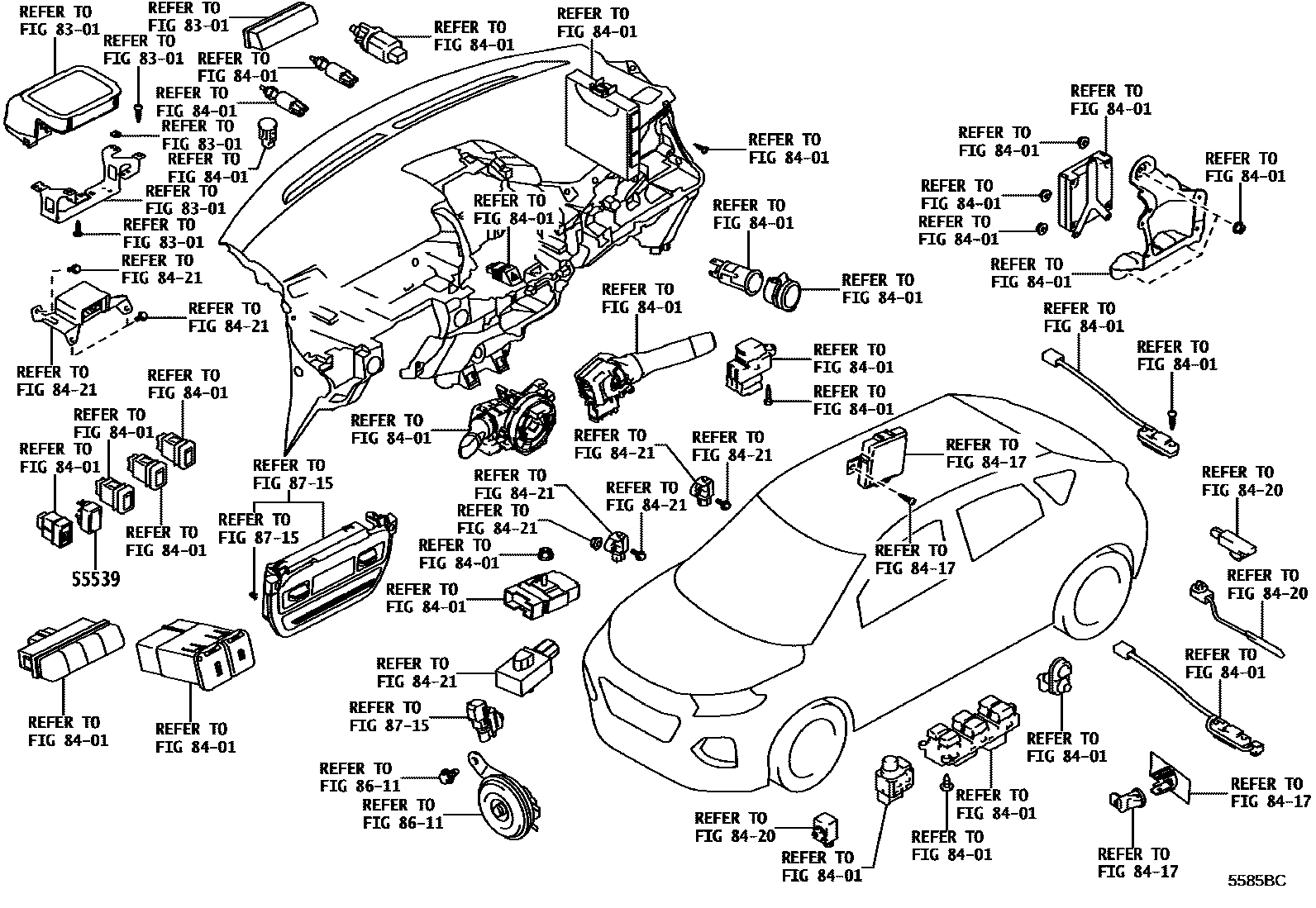 5501 — INSTRUMENT PANEL & GLOVE COMPARTMENT