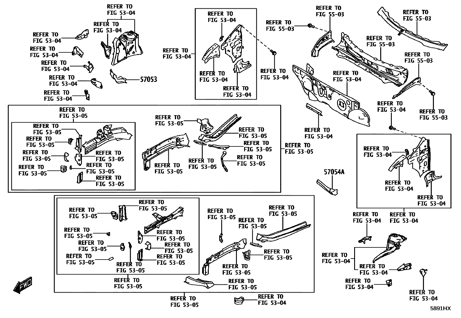 5801 — FLOOR PAN & LOWER BACK PANEL