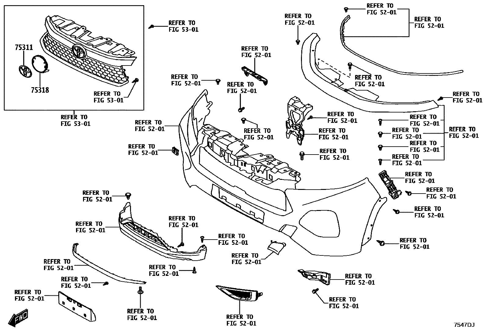 7501 — EMBLEM & NAME PLATE (EXTERIOR & INTERIOR)