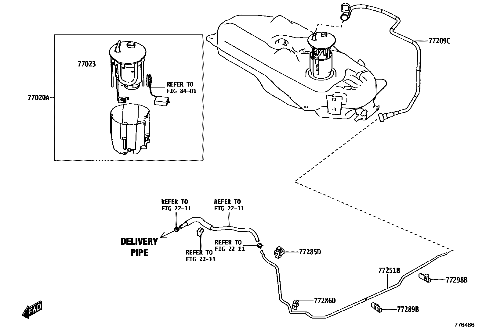 7701 — FUEL TANK & TUBE
