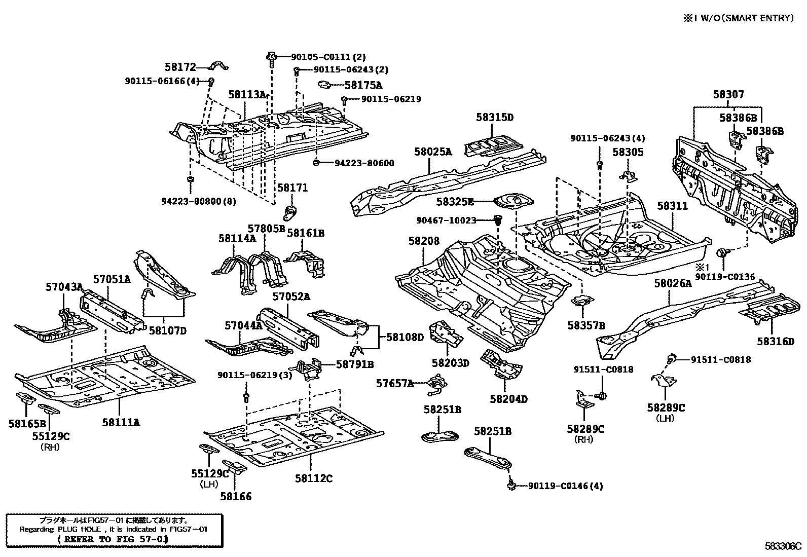 5801 — FLOOR PAN & LOWER BACK PANEL