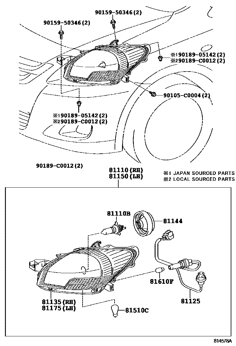 8101 — HEADLAMP