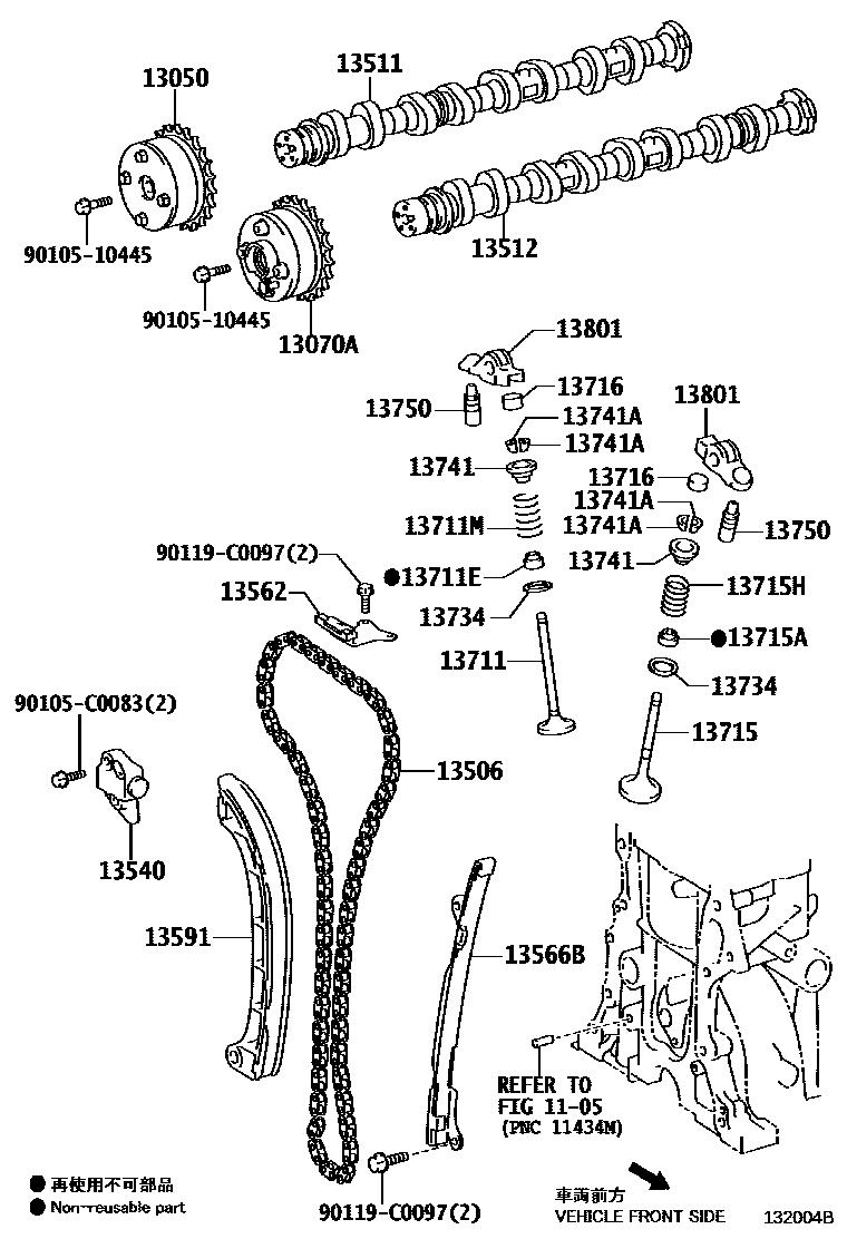 1302 — CAMSHAFT & VALVE