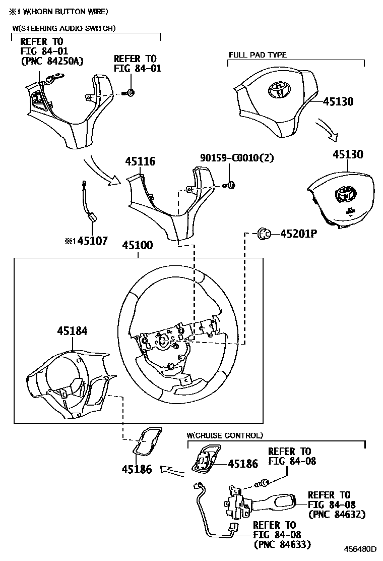 4504 — STEERING WHEEL
