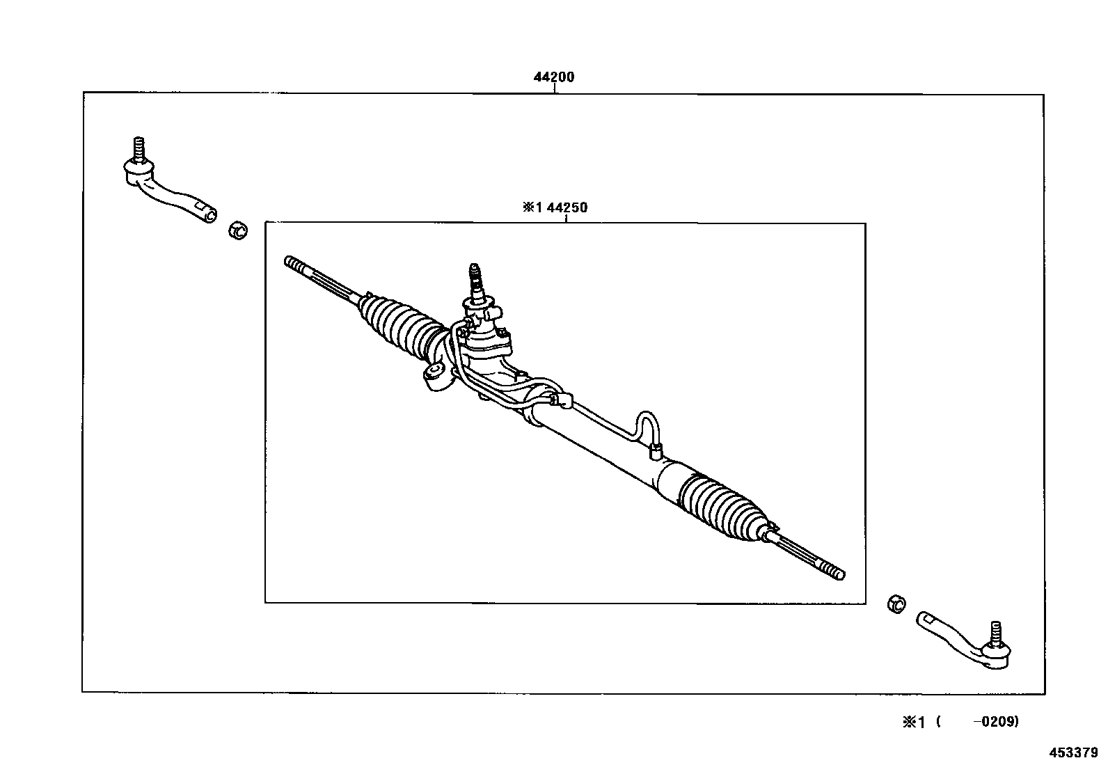 4505 — FRONT STEERING GEAR & LINK