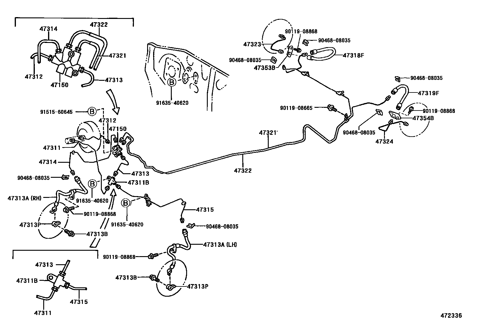 4708 — BRAKE TUBE & CLAMP